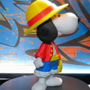 SNOOPY LUFFY FANART