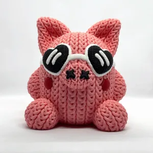 Knitted Valentine Piggy