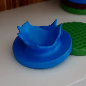 Liquid Splash Drink Cap and Coaster