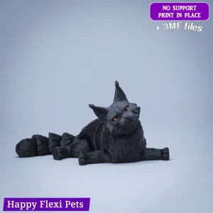 Maine Coon the flexi cat toy - collectible figurine (#71)
