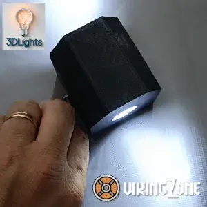 💡 Bidirectional Lamp for 12V LED Modules - 3D Printable No