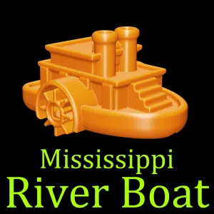 Mississippi propelled riverboat