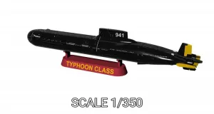 Typhoon Class Akula 941 Submarine 1/350 High Quality Акула