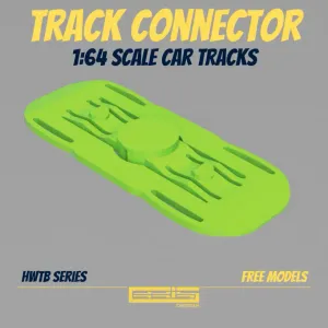 Track Connector, HWTB, Hot Wheels Track builder compatible