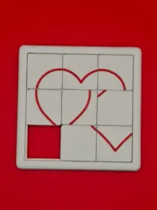 Sliding game Valentine No CFS – Jeu du taquin saint-valentin
