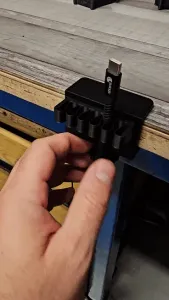 5-Slot Screw-On Desk Cable Organizer