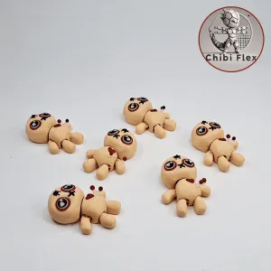 🎃 Flexi Mini Voodoo Doll | Print-In-Place | No Supports Nee