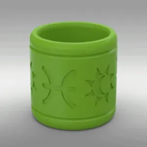 Napkin ring / Zodiac signs / Pisces