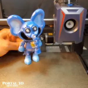 SMILING ELEPHANT // PRINT-IN-PLACE WITHOUT SUPPORT