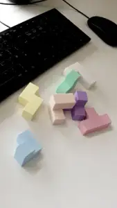 Puzzle Cube Brain-Teaser with Case