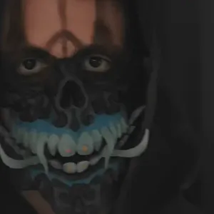 Articulated Skull – Oni Mask