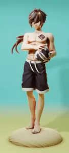 Zhongli "Archon of The Beaches" | Genshin Impact