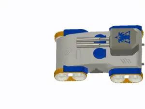 Tanks in StarCraft games-Fully 3D printed