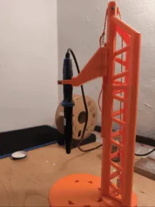 Thread soldering station