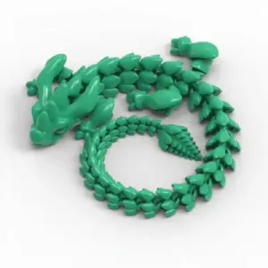 Articulated Dragon 005 STL file ready for 3D printing