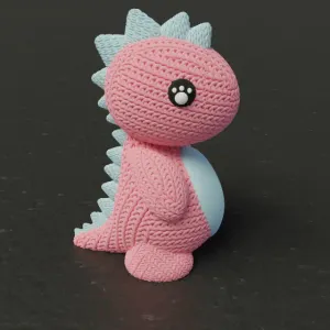 Knitted Dino-absolutely FREE! 🦕✨for test my model