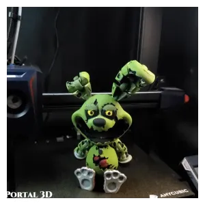 SPRINGTRAP SMILING / PRINT-IN-PLACE WITHOUT SUPPORT