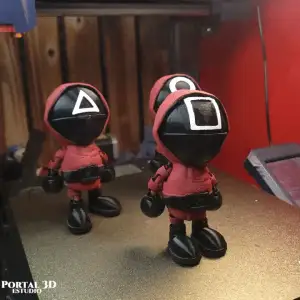SOLDIERS THE SQUID GAME / PRINT-IN-PLACE WITHOUT SUPPORT /3M