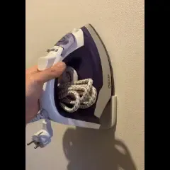 Wall mount for the iron