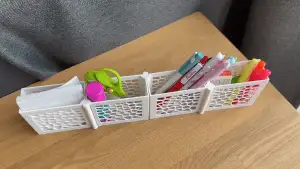 Folding office organizer