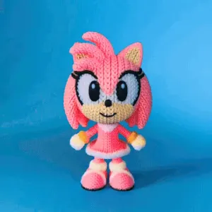Amy Rose Crochet - Knitted - Sonic