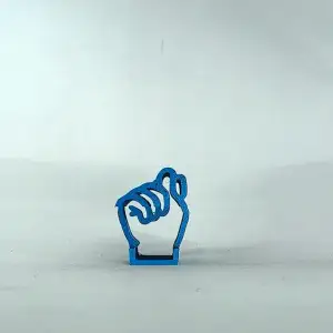 Text Flip - T (Dactylology)