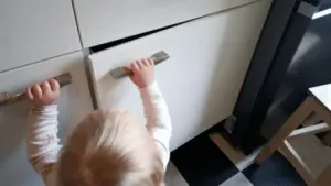 child proving cabinet