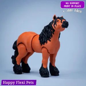 Gypsy Horse the realistic flexi horse toy - figurine (#82 )