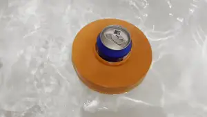 Floating can holder