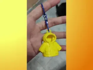 Tiny Raincoat Charm