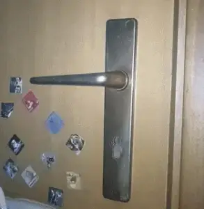 DOOR HANDLE STOP - DOOR STOP ANTI CATS DOGS AND LITTLE SON