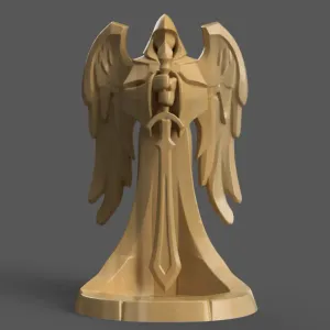 Angel Warrior with Sword – 3D STL File for Decoration