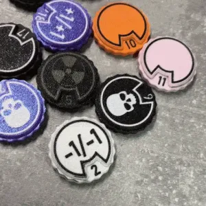 Compact Dial Token Counter 1 - 20 for TCG | Different styles