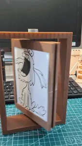 rotate photo frame 15x10cm 2 side