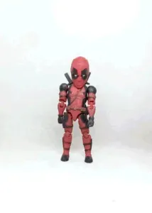 flexible Deadpool (Print in place No Supports)