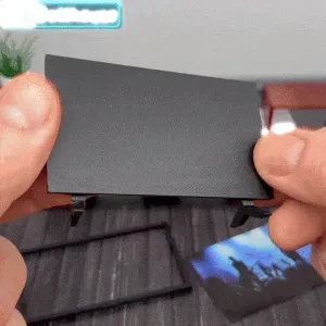 Miniature Flat Screen TV & Remote - 1:12 Scale Dollhouse