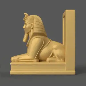 Ancient Egyptian Sphinx Bookend Decor