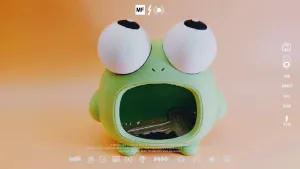大眼睛青蛙储物罐，眼球可转