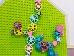 Building block gear - pure 3D printing