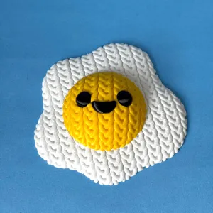 Knitted Fried Egg