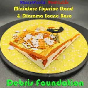 Building Foundation Figure Stand and Scenic Diorama Base