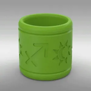 Napkin ring / Zodiac signs / Sagittarius