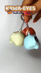 Kawa-eyes Skull 💀 Keychain & Fidget!