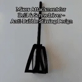 Mixer Attachment for Drill Screwdriver Anti-Bubble stirring