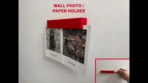 Minimal Wall Photo / Poster Holder - Quick Release