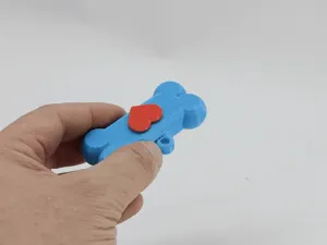 Bone-Shaped Pet Waste Bag Dispenser for Outdoor Travel
