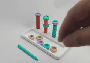 Screw Nut Toy for Children's Hand Training