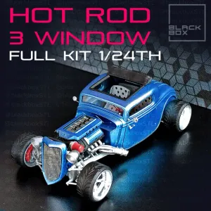 Hot Rod 3 window - Full Modelkit 1-24th