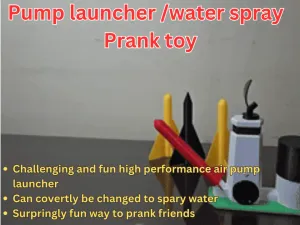 PRANK TOY - ROCKET LAUNCHER WATER SPRAY