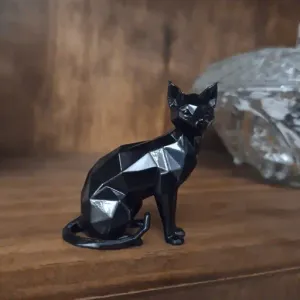 lowpoly sit cat